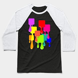 Art Colorful Colors Design Shirt Gift Baseball T-Shirt